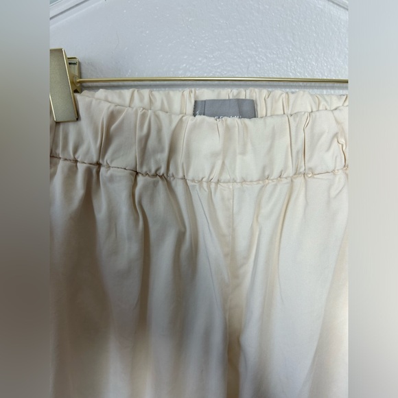 EVERLANE The Easy Pant Straight/Wide Leg Cream Color Organic Cotton Women medium - Picture 9 of 14